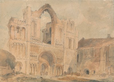 Castle Acre Priory, Norfolk, West Front af John Sell Cotman
