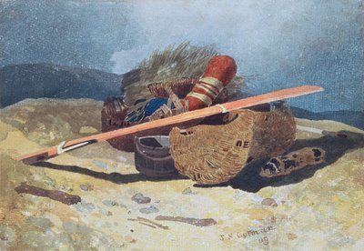 Fish Swills and Rudder, 1809 (blyant, wc på papir) af John Sell Cotman