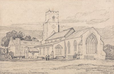 Den store snorkende kirke, Norfolk af John Sell Cotman