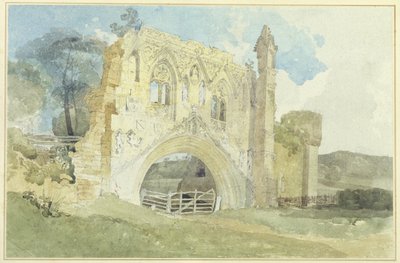 Kirkham Abbey af John Sell Cotman