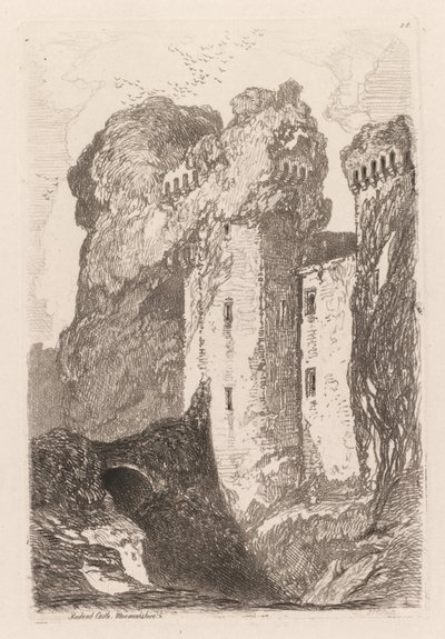 Liber Studiorum: Raglan Castle, Monmouthshire af John Sell Cotman