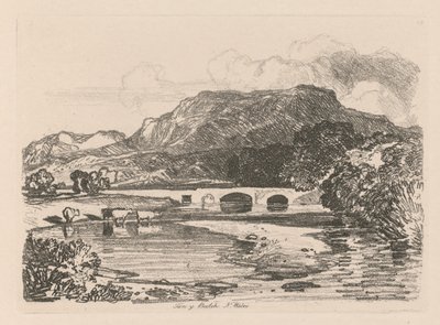 Studiebog: Plade 14, Tan-y-Bwlch, Merionethshire, North Wales af John Sell Cotman