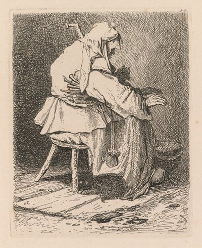 Liber Studiorum: Tavle 44, Skitse efter Rembrandt af John Sell Cotman