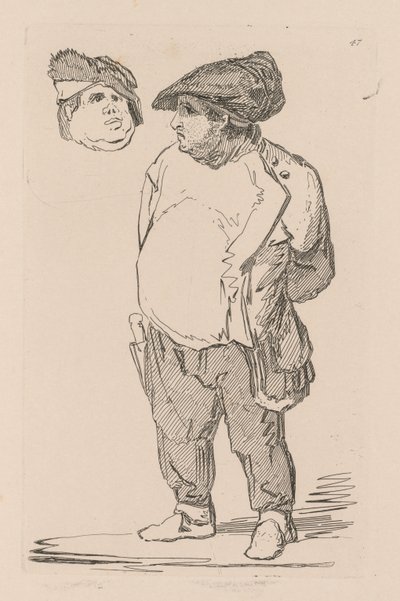 Studiebog: Plade 47, A Study, 1838 af John Sell Cotman