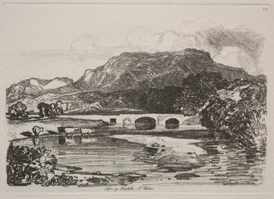 Studiebog: Tan y Beolch, North Wales af John Sell Cotman