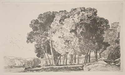 Studiebog: Twickenham, 1838 af John Sell Cotman
