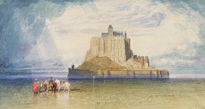 Mont St. Michel af John Sell Cotman