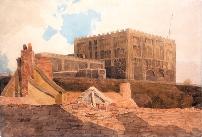 Norwich castle, ca. 1808-9 (wc på papir) af John Sell Cotman