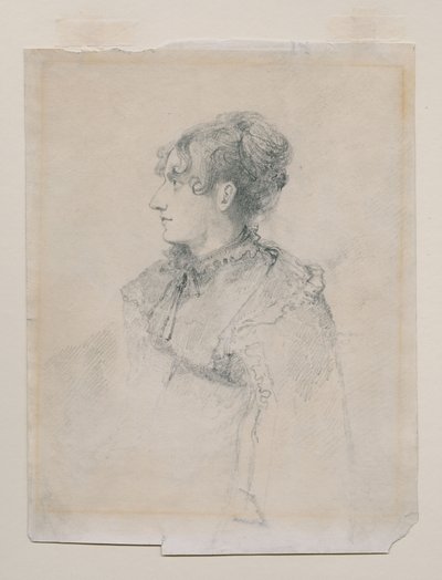 Portræt af Mrs Parr(?), søster til Mrs John Sell Cotman, kaldet 