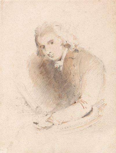 Portræt af en lærd af John Sell Cotman