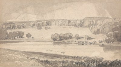 Raynham Hall, Norfolk af John Sell Cotman