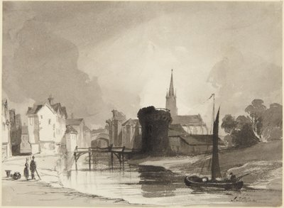 Flodscene af John Sell Cotman