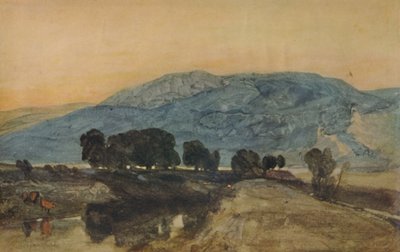 Klippelandskab, solnedgang, 1923 af John Sell Cotman