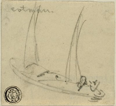 Sejlbåd af John Sell Cotman