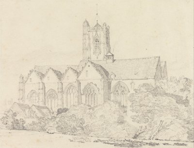 Johannes-kirken, Peronne (Somme) af John Sell Cotman