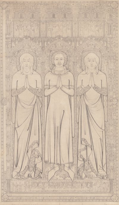 Gravmælet af Robert Braunche og hans to koner i Saint Margaret