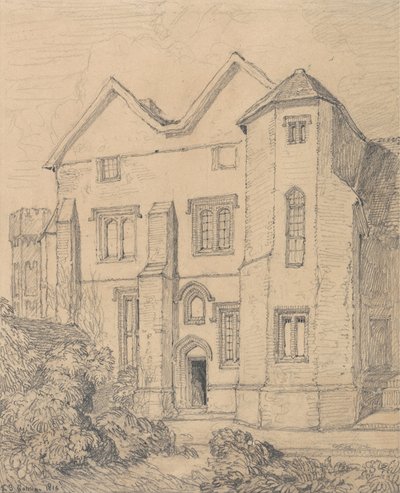 Upwell præstegård, Norfolk af John Sell Cotman