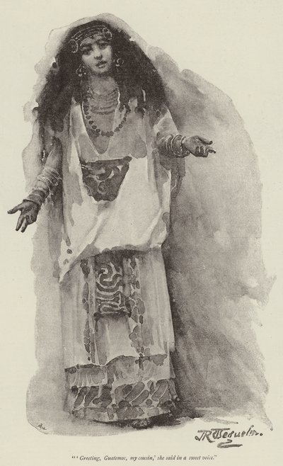 Montezumas datter, af H Rider Haggard af John Seymour Lucas