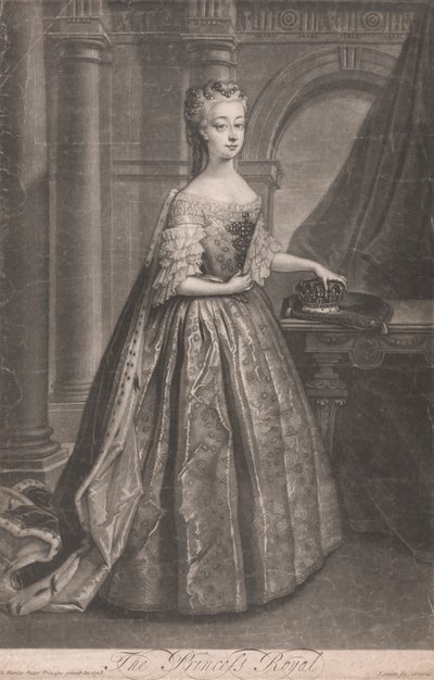 The Princess Royal (Prinsesse Ann, ældste datter af George II) af John Simon