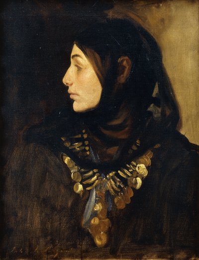En Fellah kvinde, af John Singer Sargent