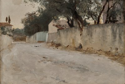 En vej i syden, ca. 1878-84 (olie på lærred) af John Singer Sargent