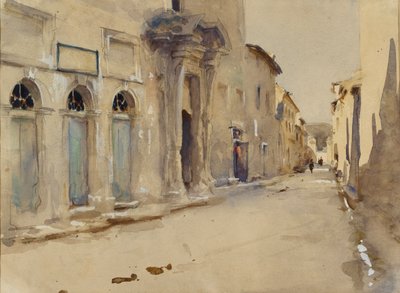 En gade i Spanien, c1880