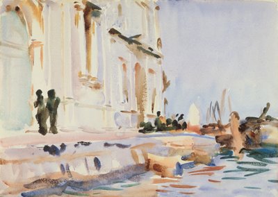 All Ave Maria (wc på papir) af John Singer Sargent