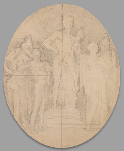 Allegorisk Studie af John Singer Sargent