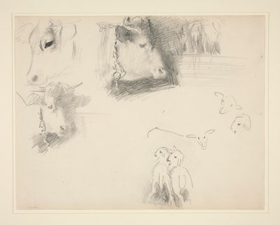 Køer og får af John Singer Sargent