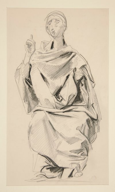 Draperet figur af John Singer Sargent