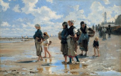 På vej ud for at fiske eller tage ud for at fiske af John Singer Sargent