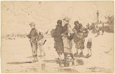 Ud for at fiske (begynder at fiske) af John Singer Sargent