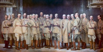 Generalofficerer fra Første Verdenskrig af John Singer Sargent