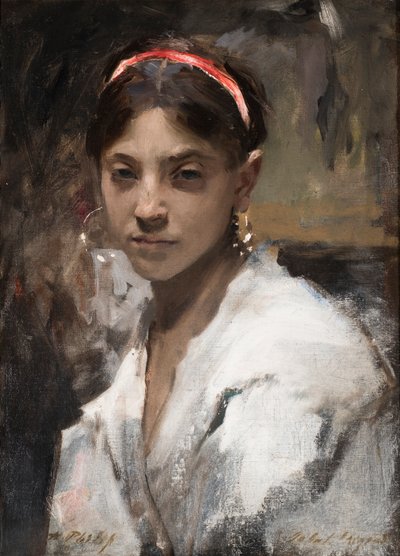 Leder af en Capri-pige, 1878 af John Singer Sargent