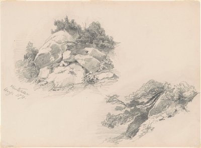 Hintersee, Tyskland, 1871. af John Singer Sargent