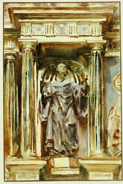 I en kirke i Granada af John Singer Sargent