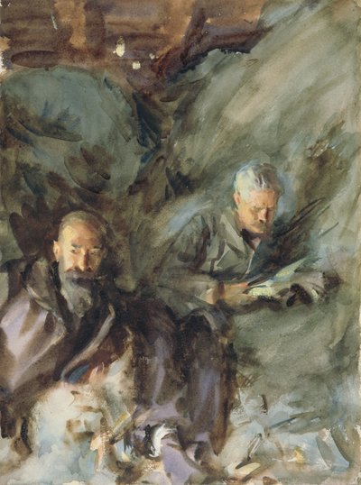 In a Hayloft, ca. 1904-07 (wc på papir) af John Singer Sargent