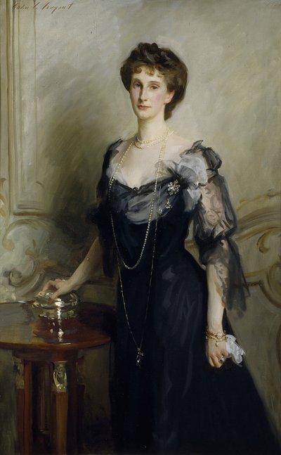 Lady Evelyn Cavendish (olie på lærred) af John Singer Sargent