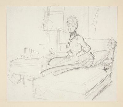 Dame ved tebordet af John Singer Sargent