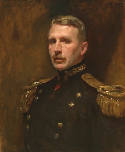 Leonard Wood, 1903. af John Singer Sargent