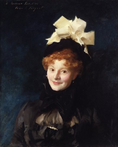 Madame Escudier, ca. 1883 af John Singer Sargent