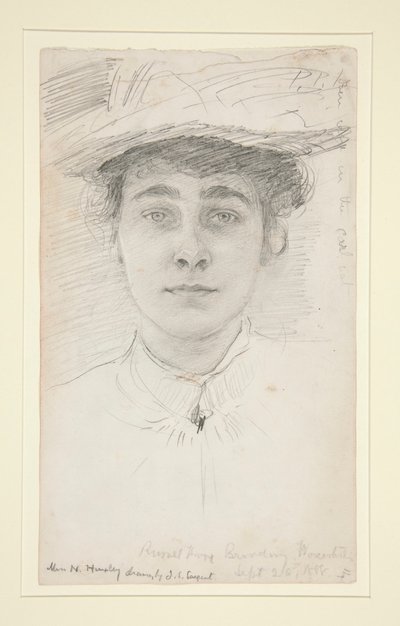 Frøken N. Huxley af John Singer Sargent