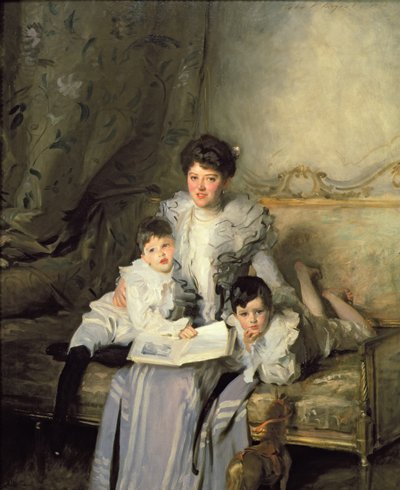 Fru Knowles og hendes børn af John Singer Sargent