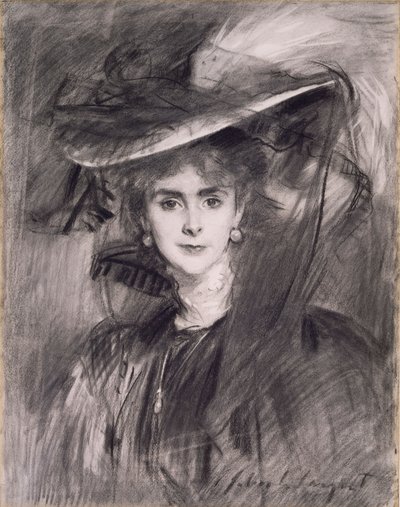 Olga, baronesse de Meyer, 1900-1910 af John Singer Sargent