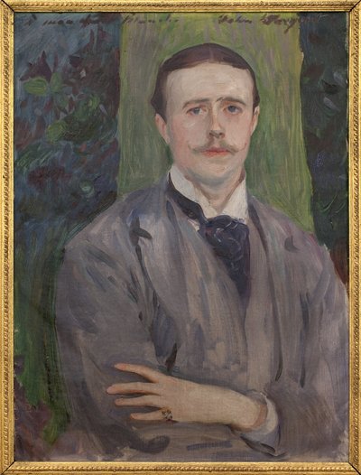 Portræt af Jacques Emile Blanche (1861-1942). Maleri af John Singer Sargent (1856-1925), olie på lærred, fransk kunst fra det 20. århundrede. Musee des beaux arts de Rouen. af John Singer Sargent
