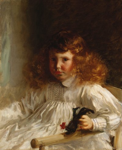 Portræt af Leroy King som en ung dreng, 1888 af John Singer Sargent