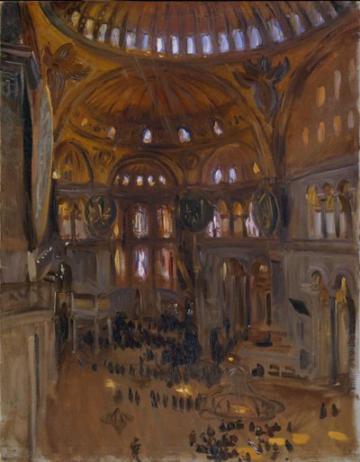 Hagia Sophia, 1891 af John Singer Sargent