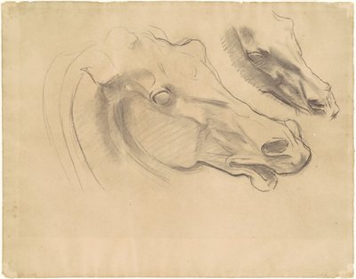 Studier til Apollo i hans vogn med timerne, 1922-1925. af John Singer Sargent