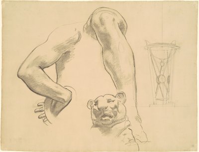 Studier til "Klassisk og romantisk kunst" af John Singer Sargent