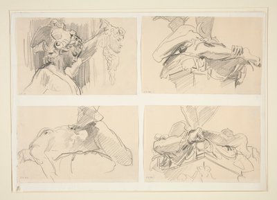 Studier af Cellini af John Singer Sargent